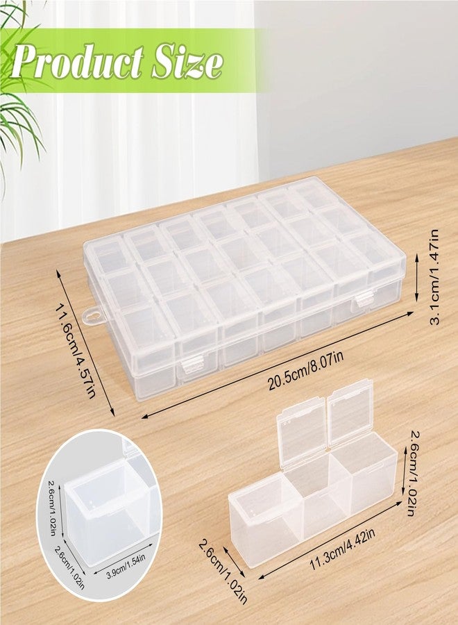 BOSMIOW Plastic Weekly Pill Organizer,Medicine Subpackage Case with DustProof Case,Jewelry Organizer Box,Separate Compartments Box for Vitamins,Fish Oils,Supplements,3 Times a Day,Clear - Image 2